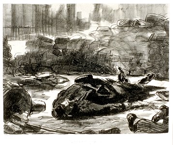 Edouard Manet - Guerre civile (Civil War) - Google Art Project