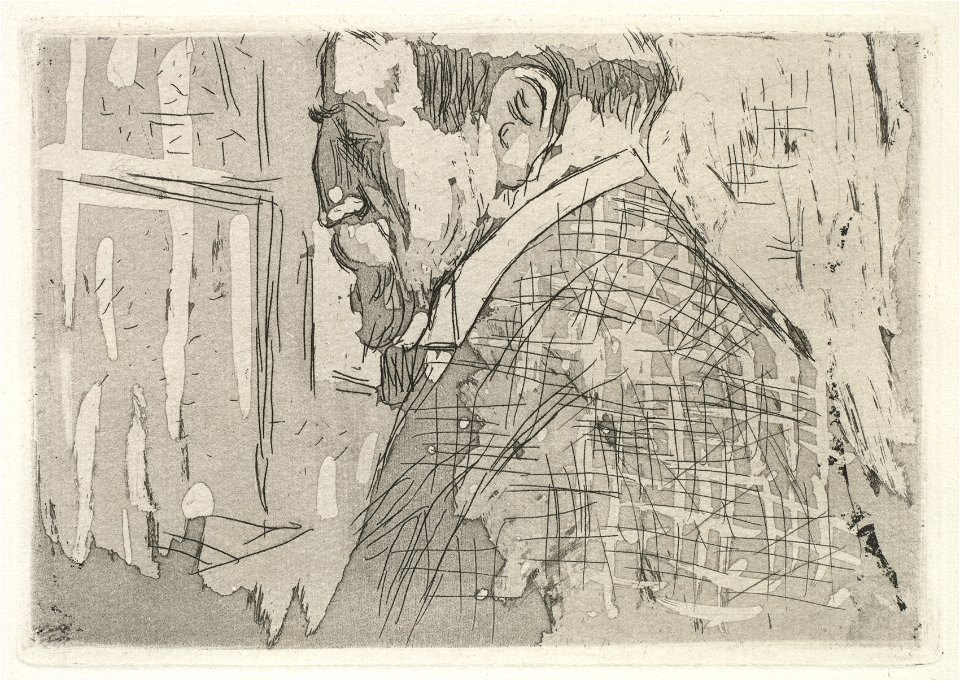 Edouard Vuillard (French, 1868-1940) - Theo van Rysselberghe - 2014.322 - Cleveland Museum of Art