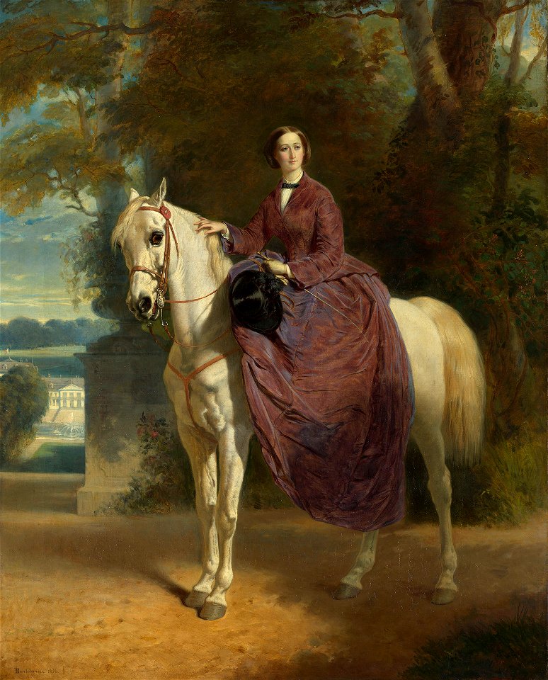 Edouard Boutibonne (1816-97) - Eugénie, Empress of the French (1826-1920) - RCIN 404518 - Royal Collection