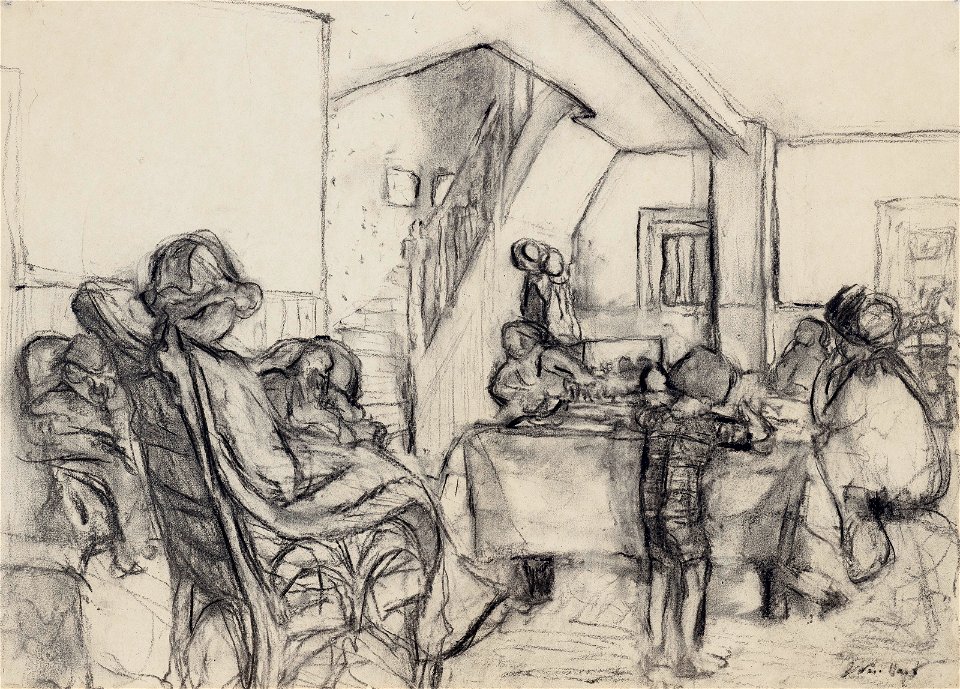 Edouard vuillard etude pour dans la villa120802)