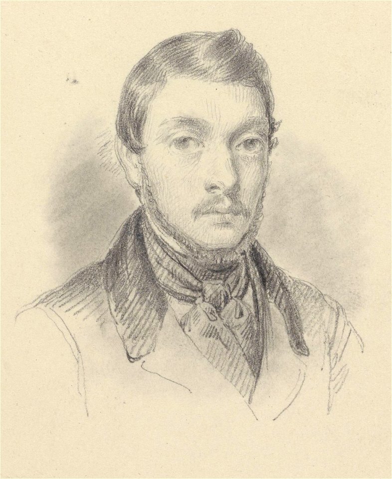 Edouard De Bièfve - Self-portrait (cropped)