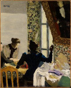 Edouard Vuillard - L’aiguillée (The Thread) - 1983.7.16 - Yale University Art Gallery