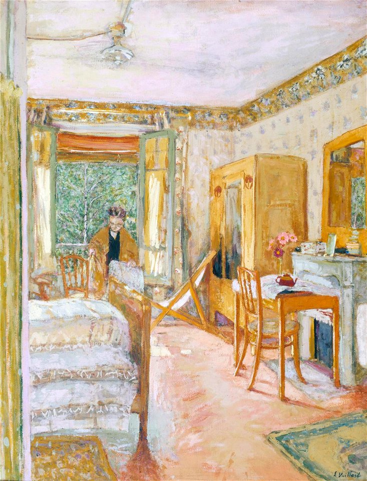 Edouard Vuillard, 1920c - Sunlit Interior