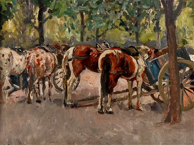 Eduard Ameseder Cabs Kutscher im Prater