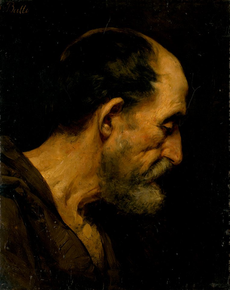 Eduard Ballo - Head Study of an Old Man - O 2433 - Slovak National Gallery