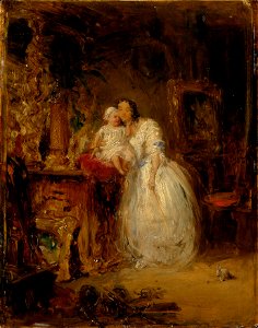 Eduard Ender - Gattin und Tochter des Künstlers - 5317 - Österreichische Galerie Belvedere