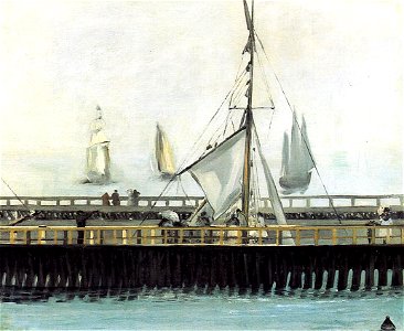 Edouard Manet Boulogne Jetty