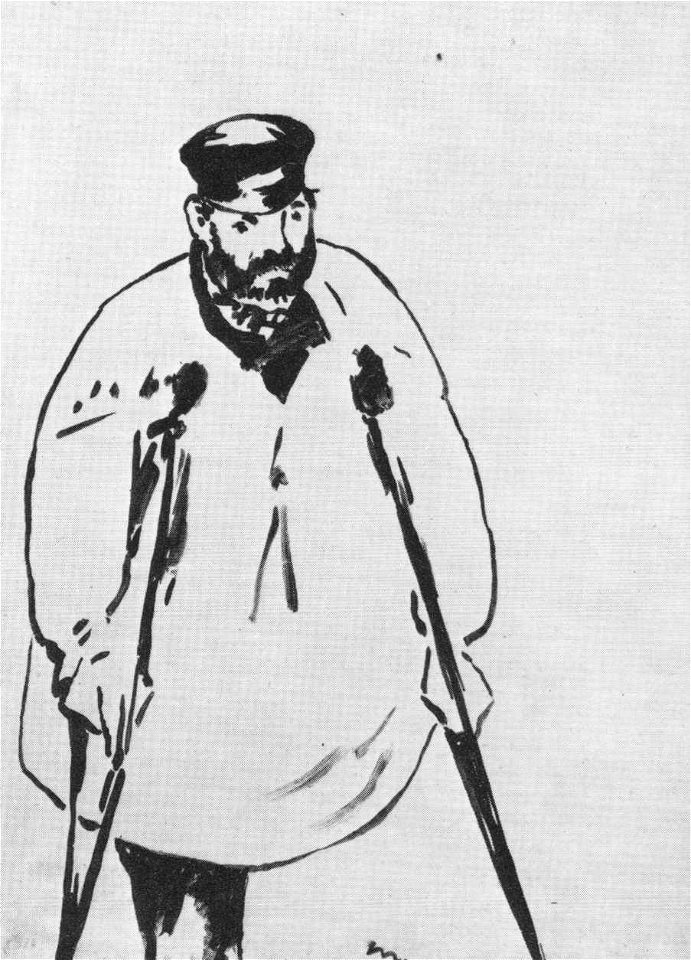 Edouard Manet L'homme aux béquilles
