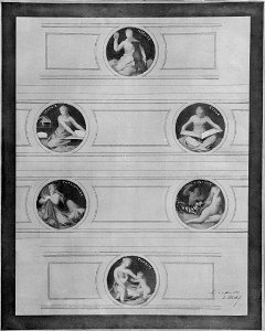 Edouard Michel-Lançon - Esquisse pour la salle des mariages de la mairie de Saint-Maur-des-Fossés , Vertus civiques - PPP4173 - Musée des Beaux-Arts de la ville de Paris