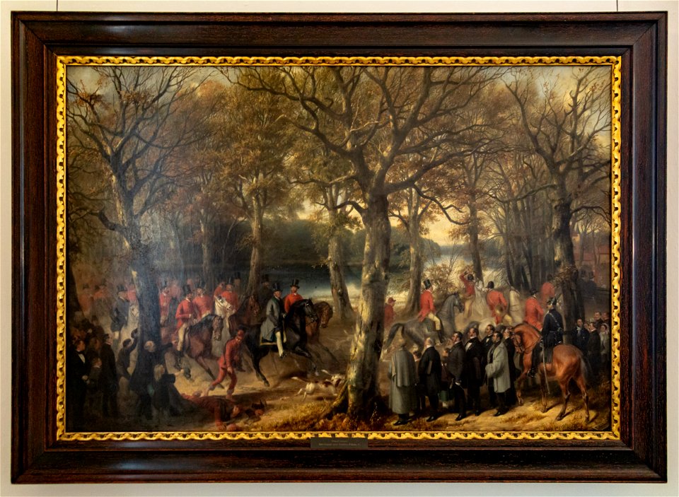 Eduard Grawert-Hubertusjagd im Grunewald unter Friedrich Wilhelm IV.-4832