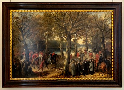 Eduard Grawert-Hubertusjagd im Grunewald unter Friedrich Wilhelm IV.-4832