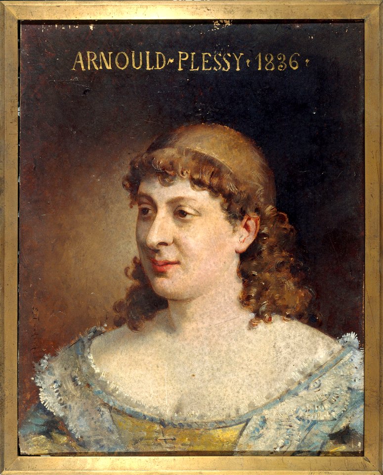 Edouard Toudouze - Portrait de Jeanne-Sylvanie Arnould-Plessy (1819-1897), sociétaire de la Comédie-Française - P1112 - Musée Carnavalet