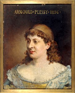 Edouard Toudouze - Portrait de Jeanne-Sylvanie Arnould-Plessy (1819-1897), sociétaire de la Comédie-Française - P1112 - Musée Carnavalet