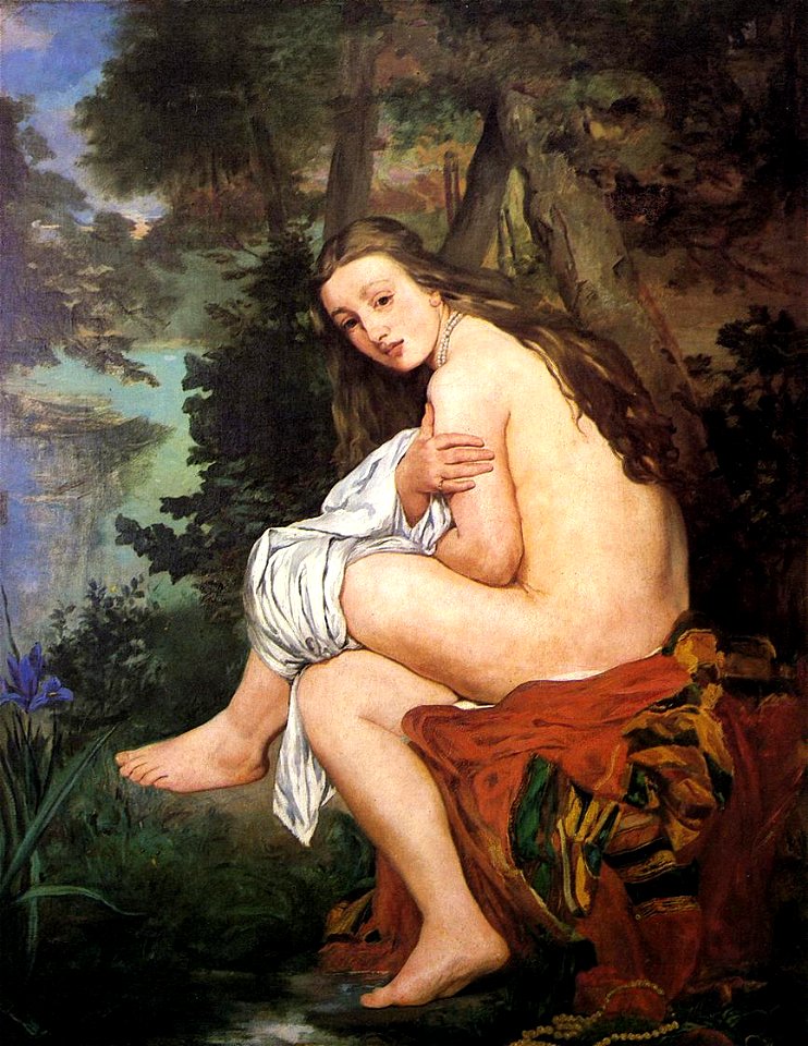 Edouard Manet Die ueberraschte Nymphe