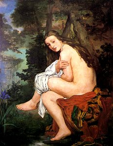Edouard Manet Die ueberraschte Nymphe