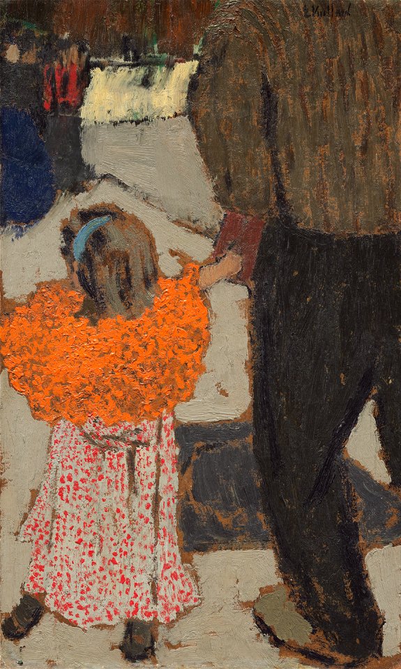 Edouard Vuillard - Child Wearing a Red Scarf - Google Art Project