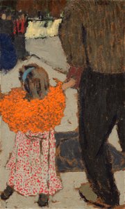 Edouard Vuillard - Child Wearing a Red Scarf - Google Art Project