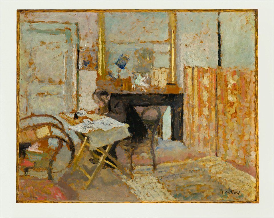 Edouard Vuillard - Ker-Xavier Roussel Reading - 713-1961 - Saint Louis Art Museum