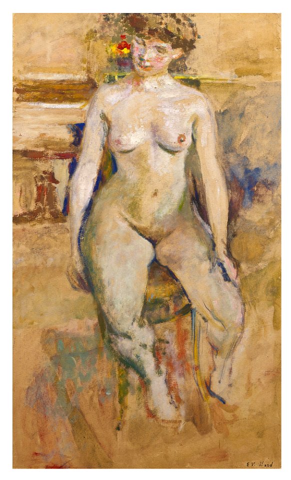 Edouard vuillard femme nue assise sur un tabouret064029)