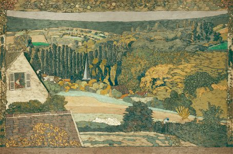 Edouard Vuillard Window overlooking the Woods 1899. Free illustration for personal and commercial use.