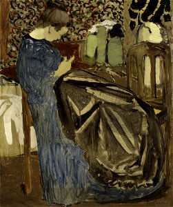 Edouard Vuillard - A Seamstress - 78-1975 - Saint Louis Art Museum
