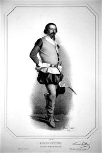 Eduard Leithner Kaiser 1851 Litho