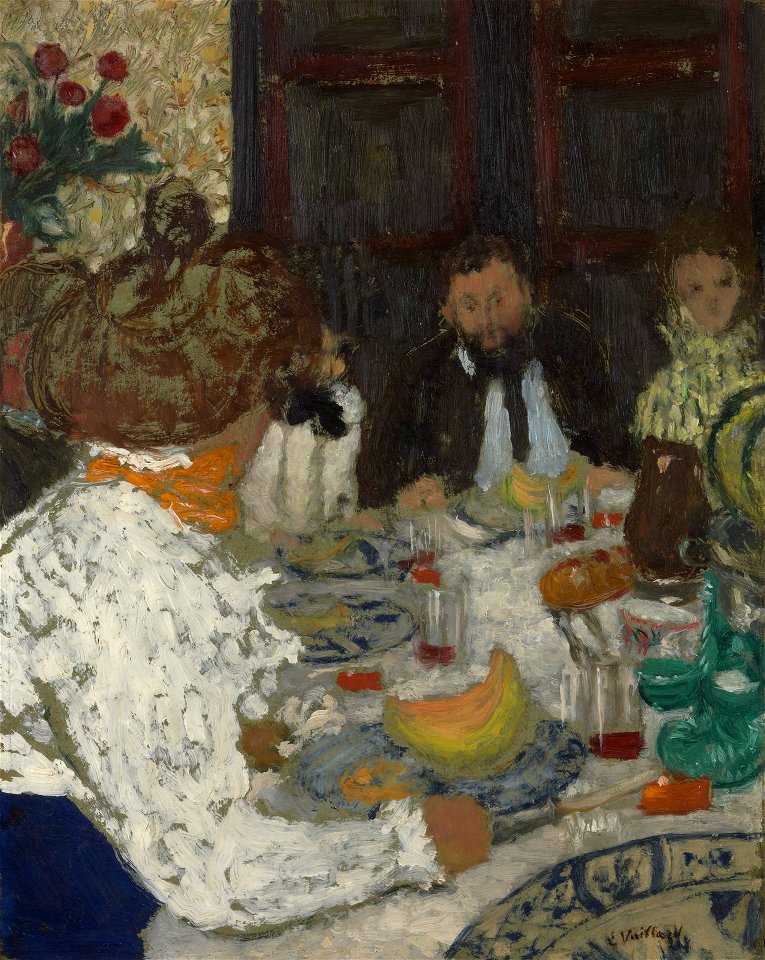 Edouard Vuillard - The Luncheon - 1980.12.17 - Yale University Art Gallery