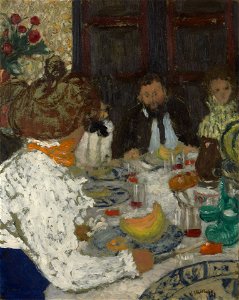 Edouard Vuillard - The Luncheon - 1980.12.17 - Yale University Art Gallery