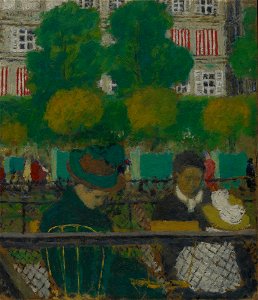 Edouard Vuillard - The Tuileries Gardens, Pari - 1983.7.15 - Yale University Art Gallery