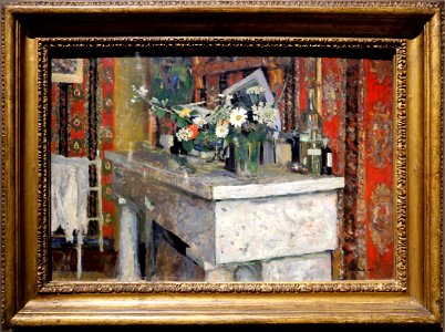 Edouard vuillard, la mensola del camino, 1905
