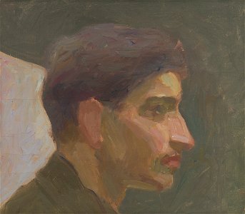 Eduard Putra - Head Study of a Young Man - O 1229 - Slovak National Gallery