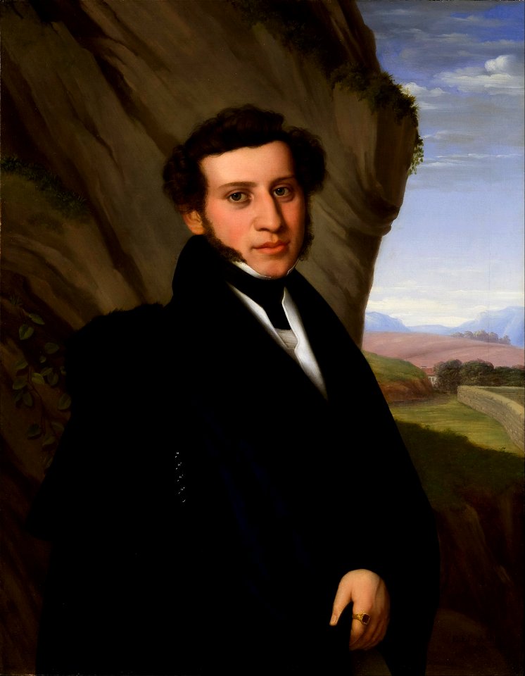 Eduard Friedrich Leybold - Portrait of Sam Ehrenstamm - Google Art Project