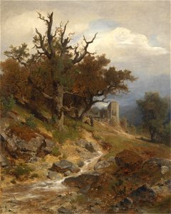 Eduard Peithner von Lichtenfels Landschaftsmotiv