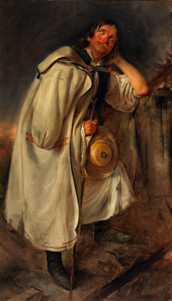 Eduard Ritter (Umkreis) Ungarischer Hirte