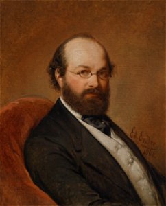 Eduard Ender Portrait Dr Alois Mayer 1868