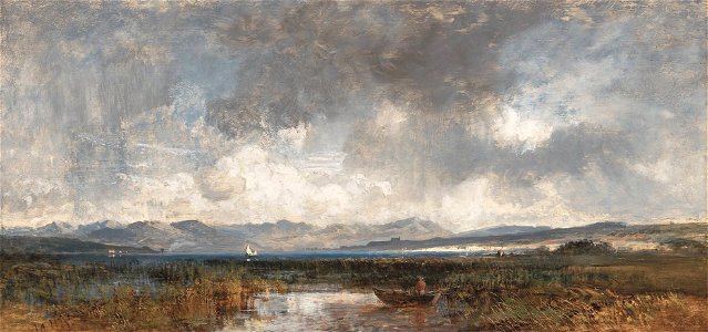 Eduard Schleich d. Ä. - Der Ammersee mit dem Blick auf das Gebirge - 7687 - Bavarian State Painting Collections