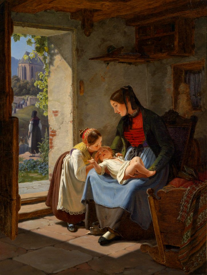 Eduard Freudenberg Mutterglück 1843