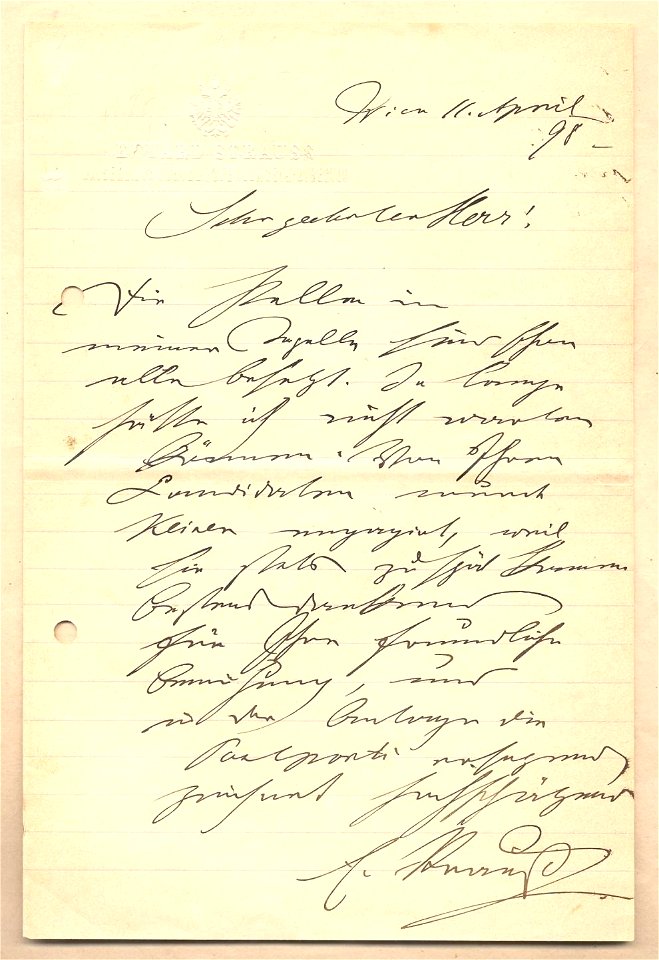 Eduard Strauss 1898-04-11