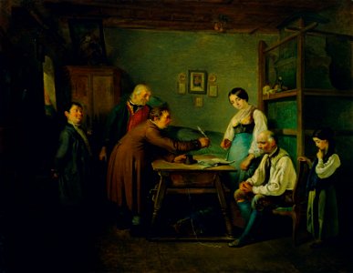 Eduard Swoboda - Der Vertrag - 9231 - Österreichische Galerie Belvedere