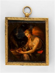 Eduard Ströhling - Hebe karmiąca orła