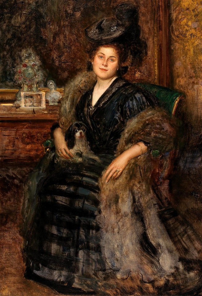 Eduard Veith Bildnis der Gattin Berta