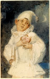 Eduard Veith Harlekin. Free illustration for personal and commercial use.