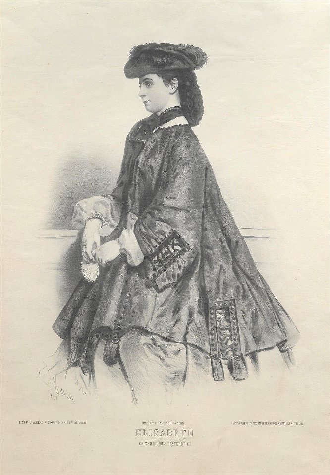 Eduard Kaiser Kaiserin Elisabeth von Österreich 1867
