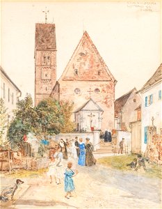 Eduard Veith Kirche in Wörishofen 1918
