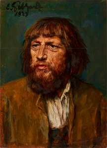 Eduard von Gebhardt Bauernportrait 1925
