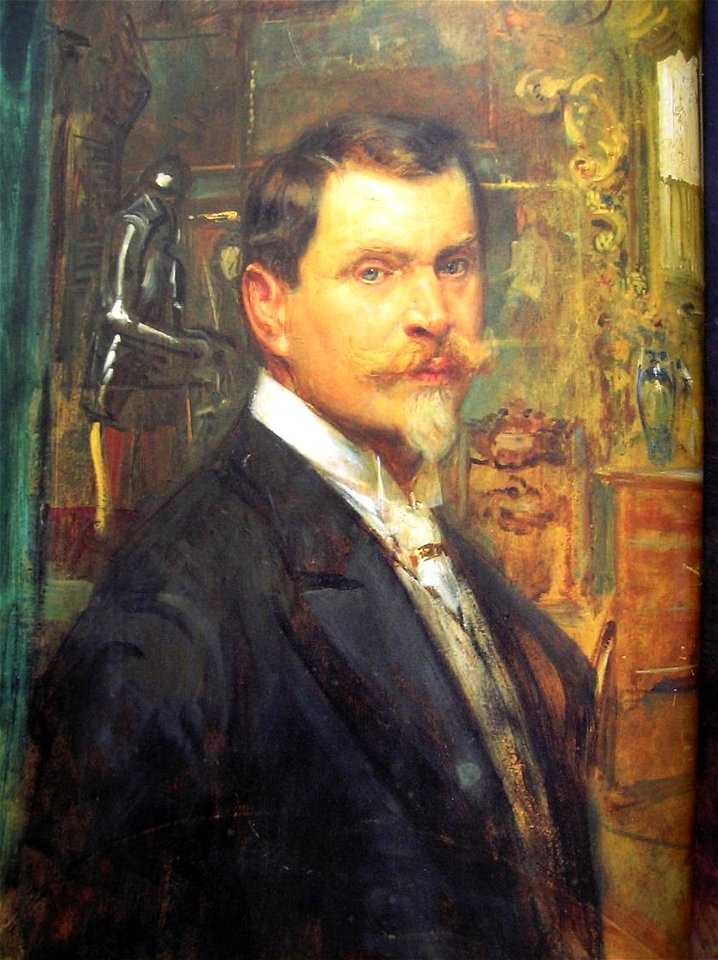 Eduard Veith, selfportrait