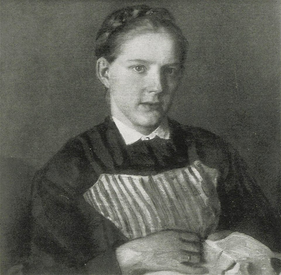 Eduard von Gebhardt - Bildnis der Gattin des Künstlers, 1873