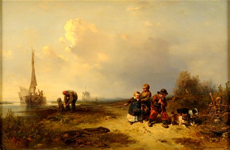 Eduard Hildebrandt Die kleinen Treidler 1846