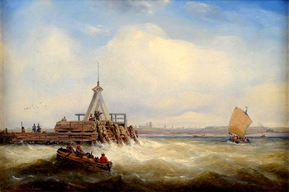 Eduard Hildebrandt Vor der Küste 1840