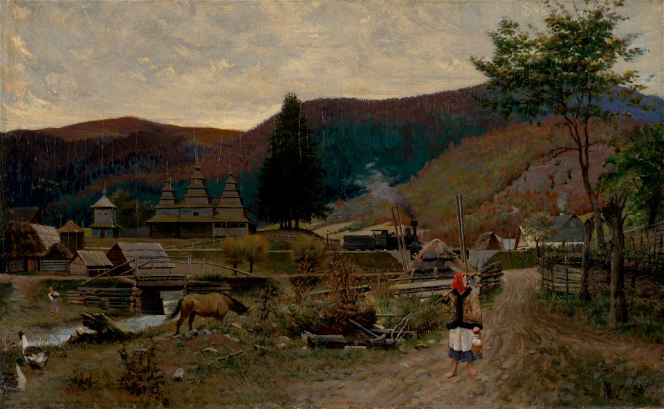 Eduard Hriňák - Landscape around Volovec - O 961 - Slovak National Gallery